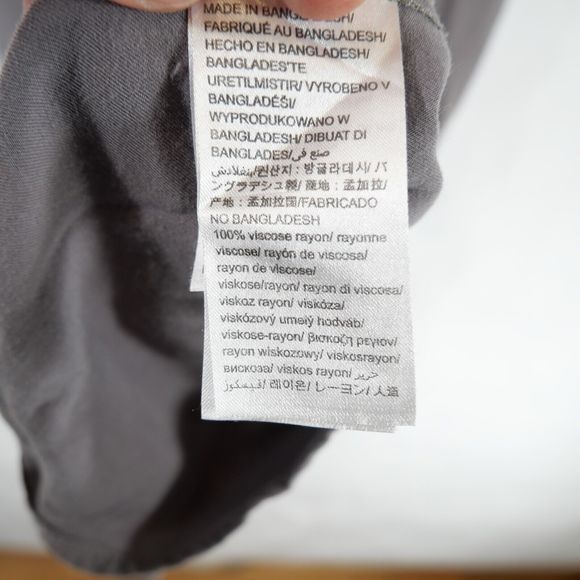 Calvin Klein Jeans Women's V-neck Thin Strap Gray Midi Dress Lightweight Size S - Picture 11 of 13